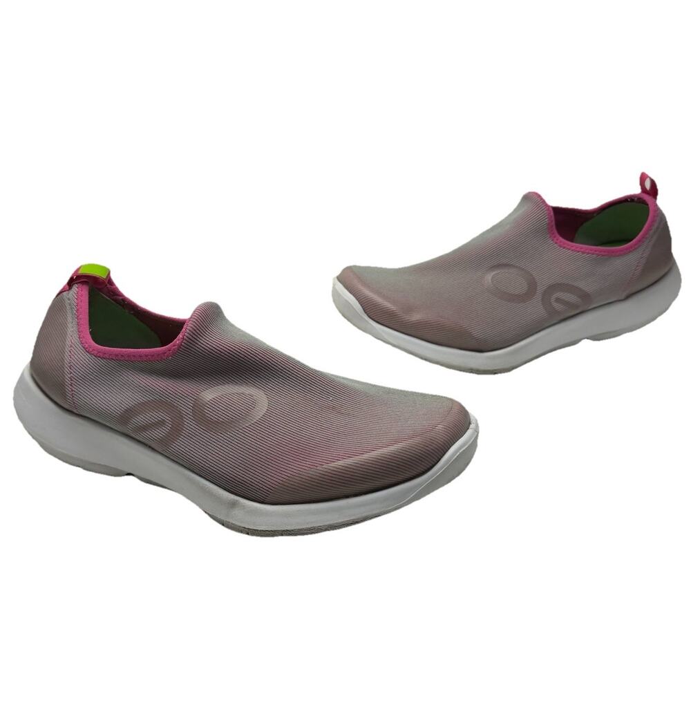 Oofos OOmg Sport Shoe Recovery Slip-On Low Rise Fuschia Sneaker Women's Size 9